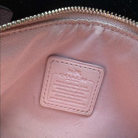 Coach Pink and Red Heart Wristlet - Picture 3 of 4